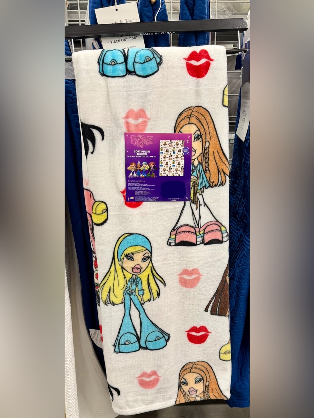New release bratz plush blanket throw
